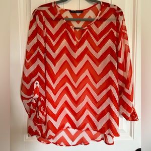 Women’s Large Chevron Blouse